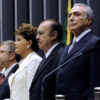 Presidenta Dilma Rousseff em solenidade de posse na Presidência da República